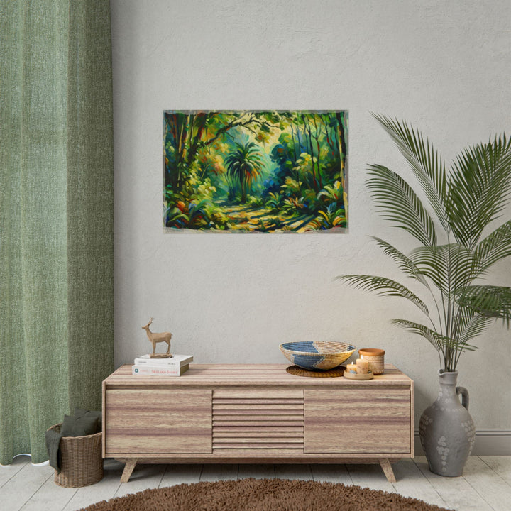 Vivid Jungle Reverie - Art Print by Teo Teglia Art