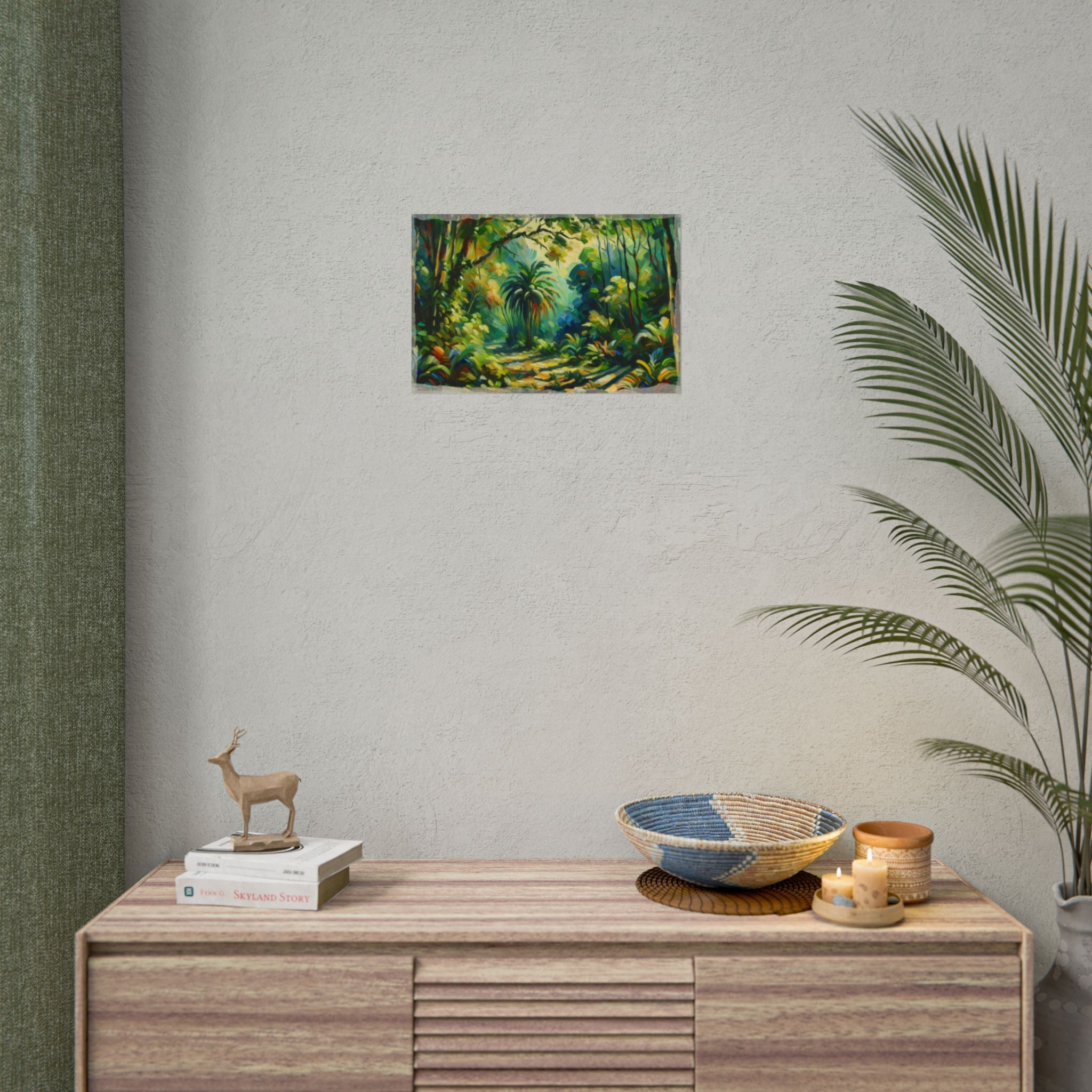 Vivid Jungle Reverie - Art Print by Teo Teglia Art