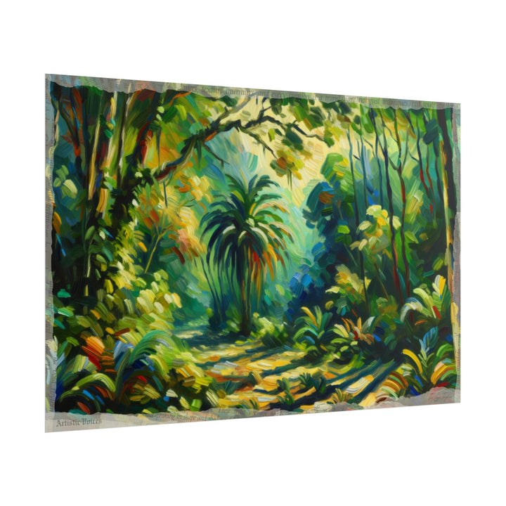 Vivid Jungle Reverie - Art Print by Teo Teglia Art
