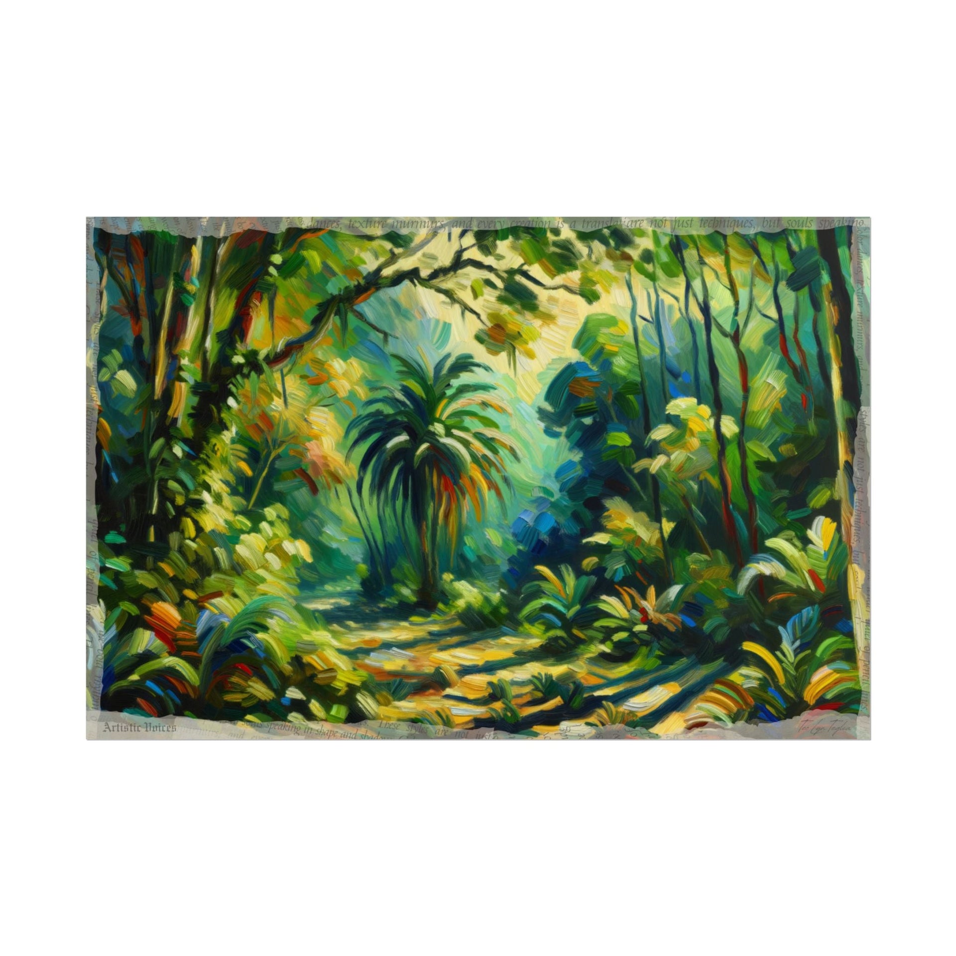 Vivid Jungle Reverie - Art Print by Teo Teglia Art