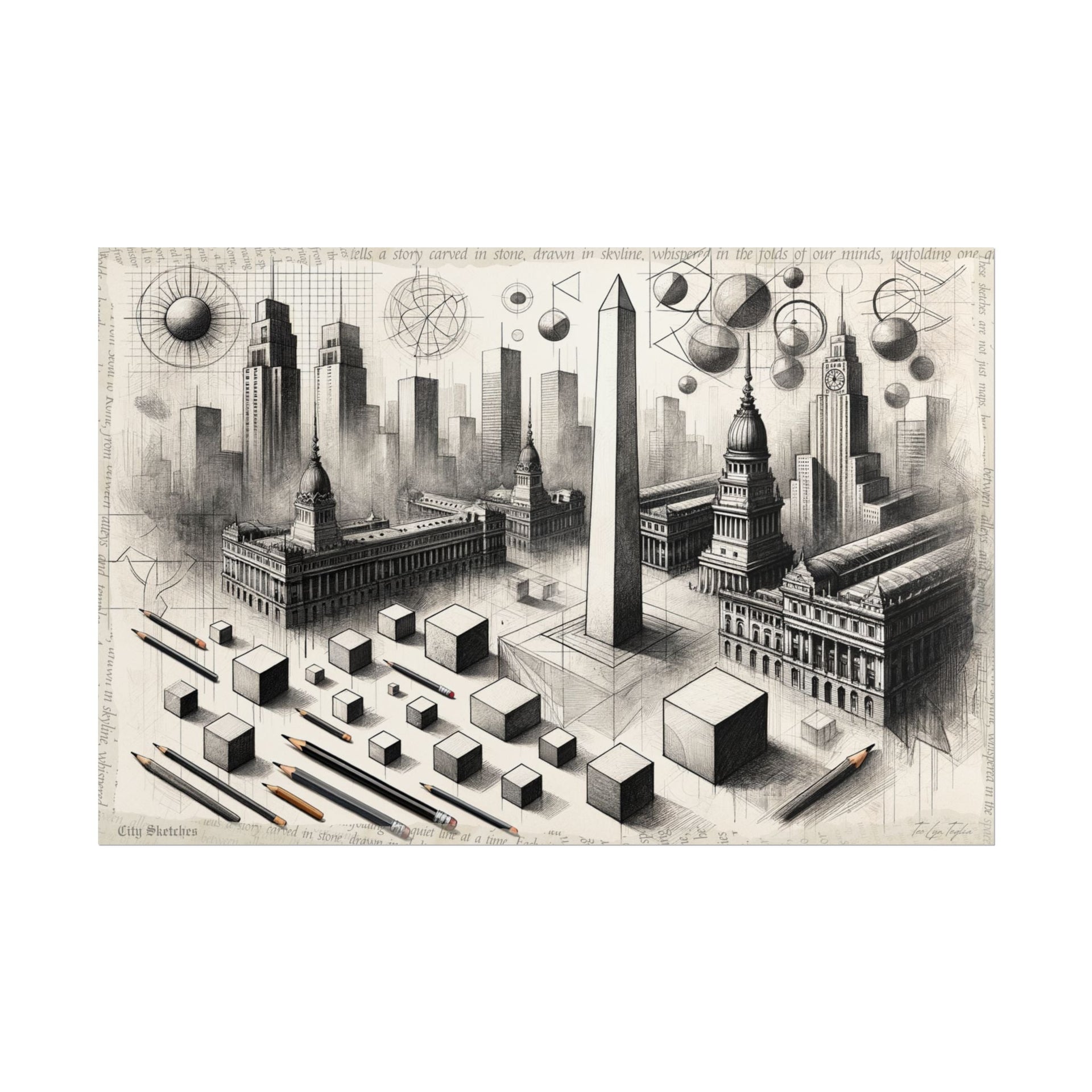 Whispers of Buenos Aires - Art Print by Teo Teglia Art