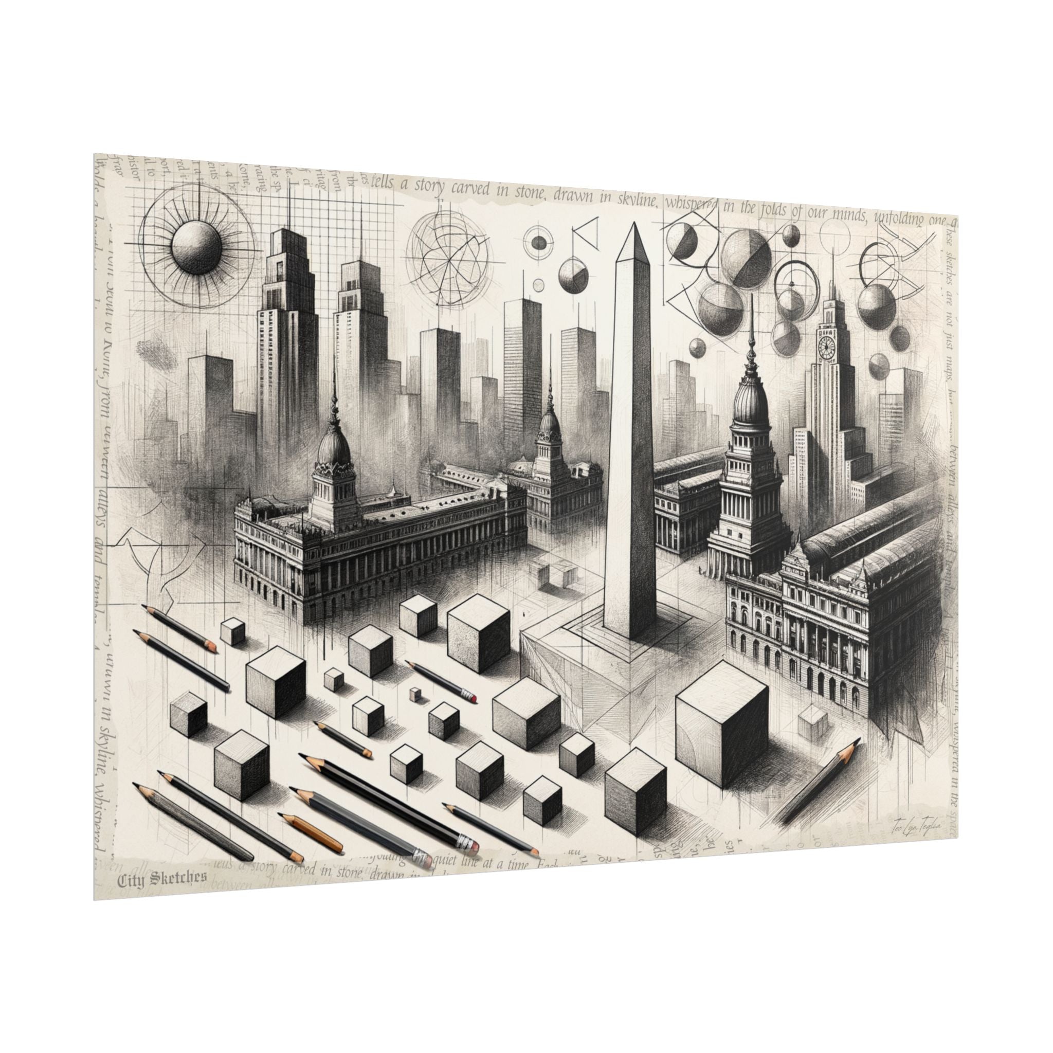 Whispers of Buenos Aires - Art Print by Teo Teglia Art