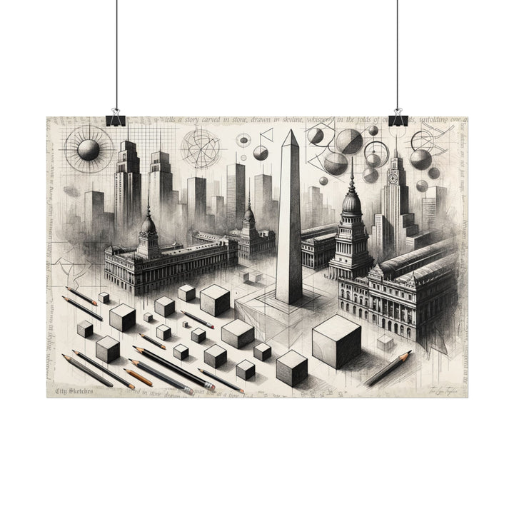 Whispers of Buenos Aires - Art Print by Teo Teglia Art