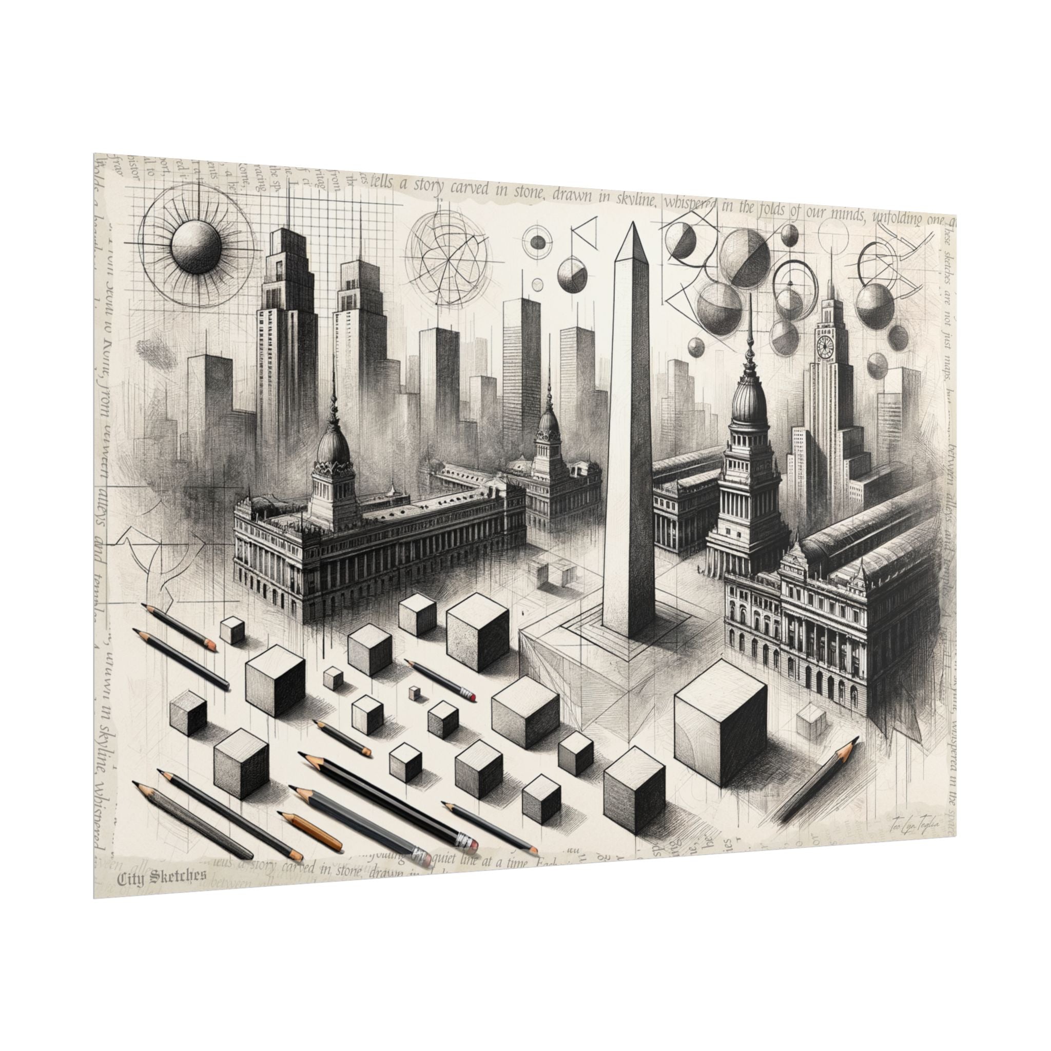 Whispers of Buenos Aires - Art Print by Teo Teglia Art