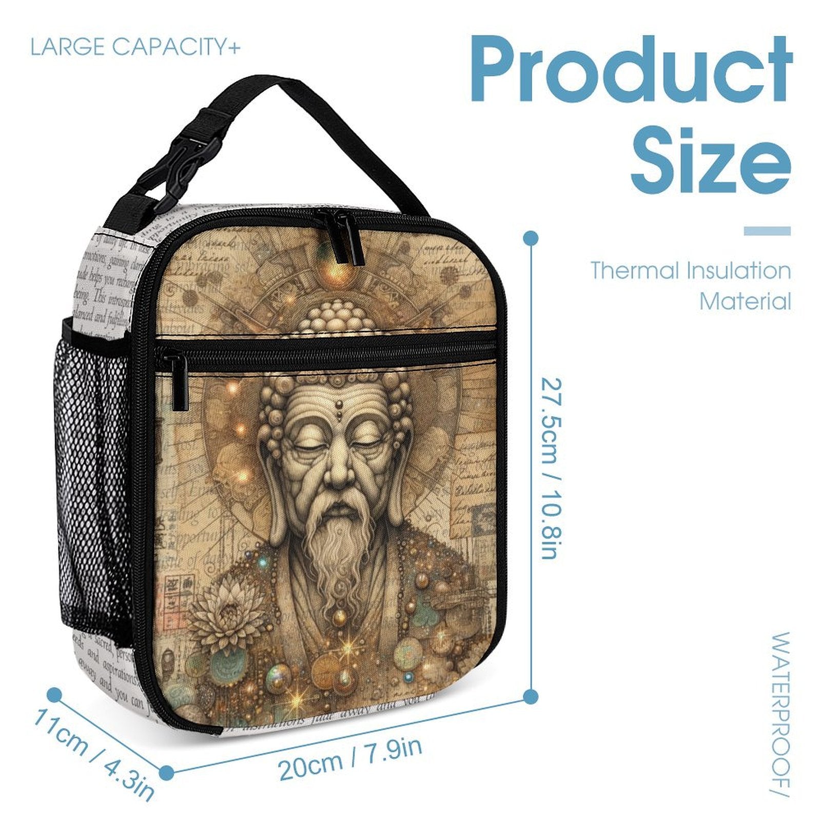Whispers of Stillness - 3 - Piece Zen Bag Set by Teo Teglia Art