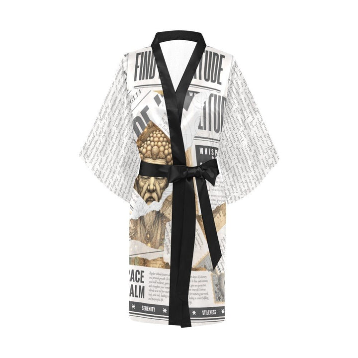 Whispers of Stillness – Artful Kimono Robe – Kimono by Teo Teglia Art