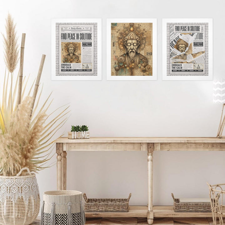 Whispers of Stillness - Gallery Art Print Set of 3 by Teo Teglia Art