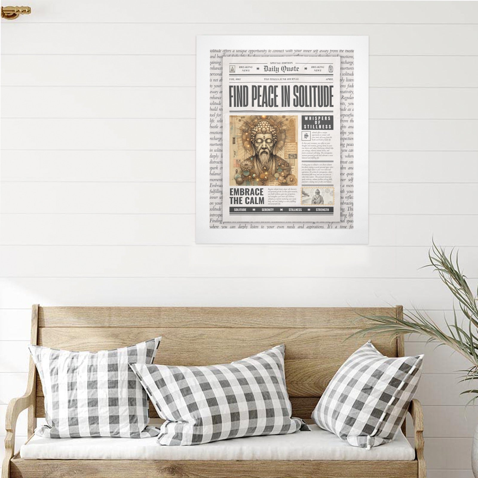 Whispers of Stillness - Gallery Art Print Set of 3 by Teo Teglia Art