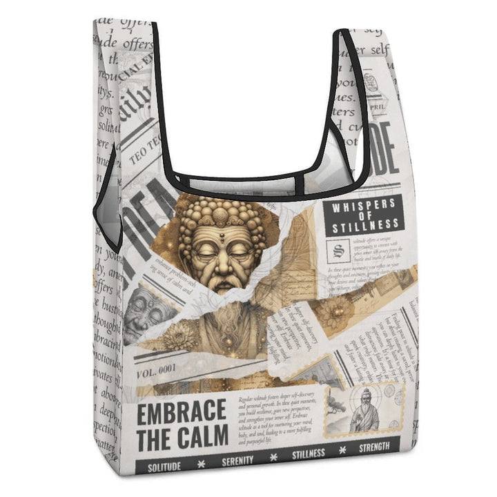 Whispers of Stillness - Reusable Tote Bag by Teo Teglia Art